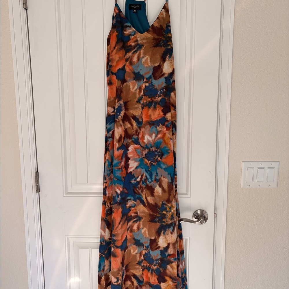 INC International Concepts Multicolor Floral Maxi Dress